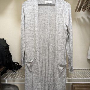 Abercrombie Long Gray Cardigan